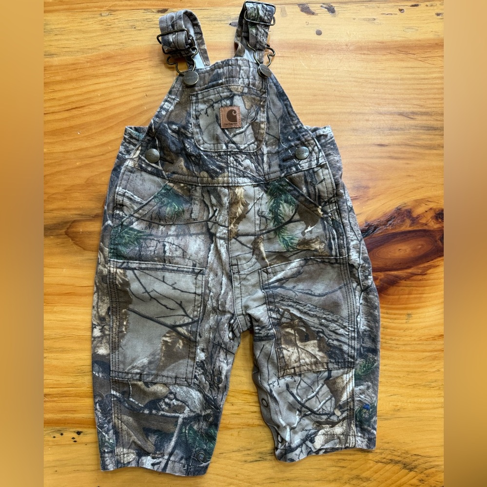 3m Carhartt Camo Overall bibs
